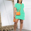 Women's Mini Shirt Dress2